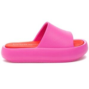 New in box J /Slides beach slides Fuchsia / red EVA squish women’s size 8